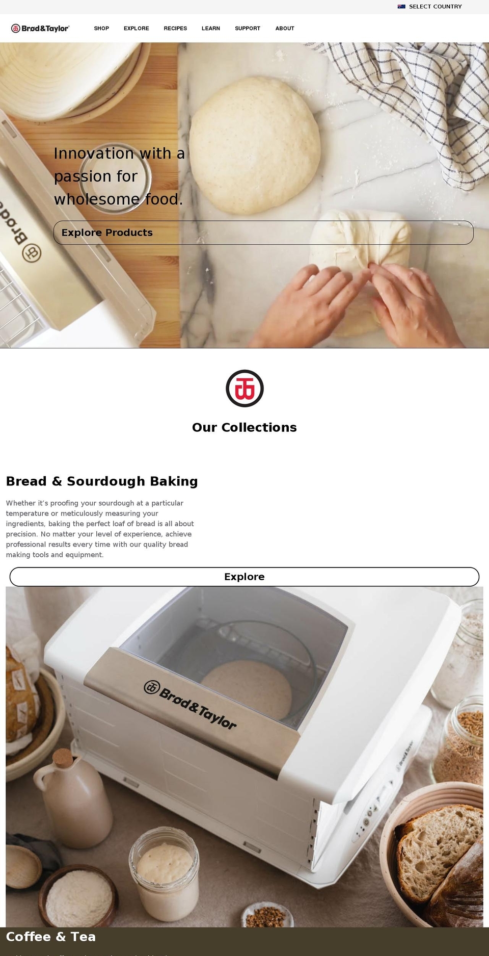 brodandtaylor.com.au shopify website screenshot
