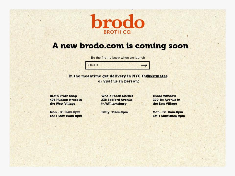 brodofication.com shopify website screenshot