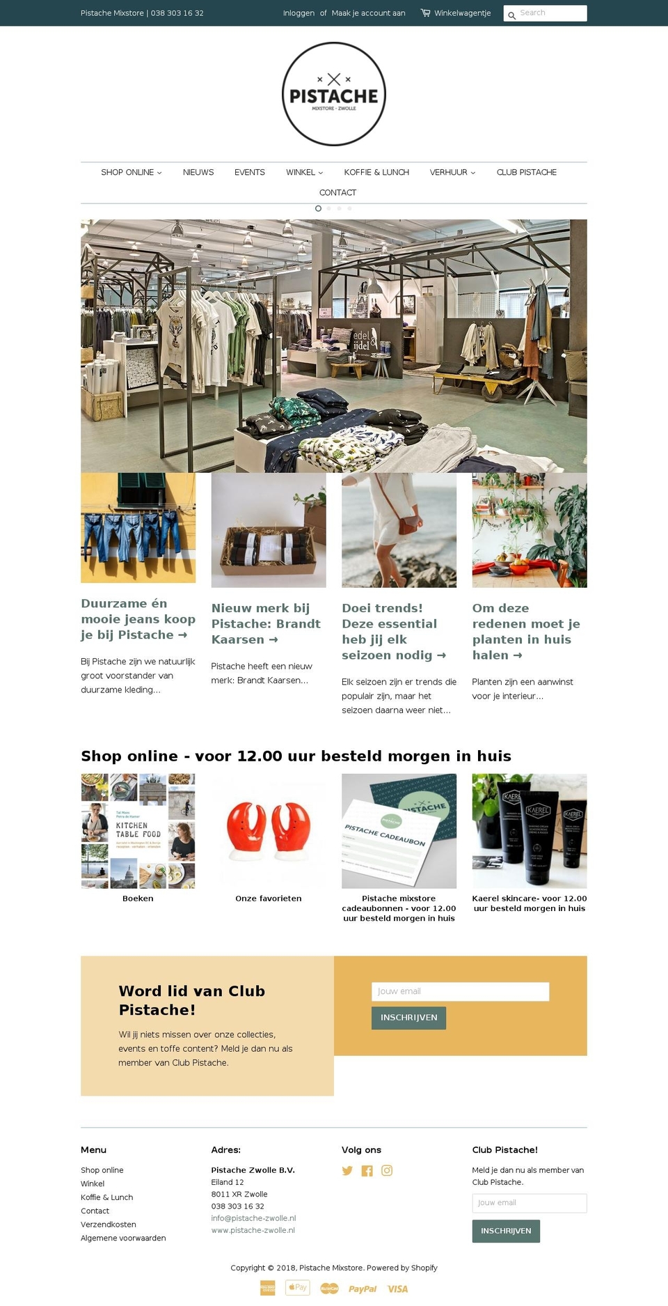 broerenkwartier.com — Shopify storefront screenshot