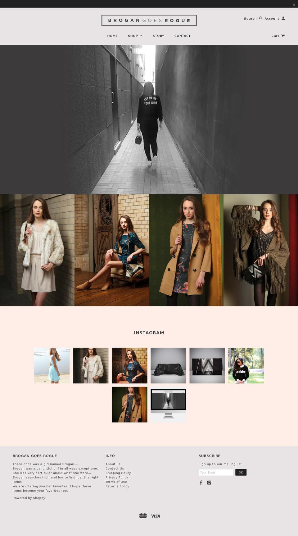 brogangoesrogue.com shopify website screenshot