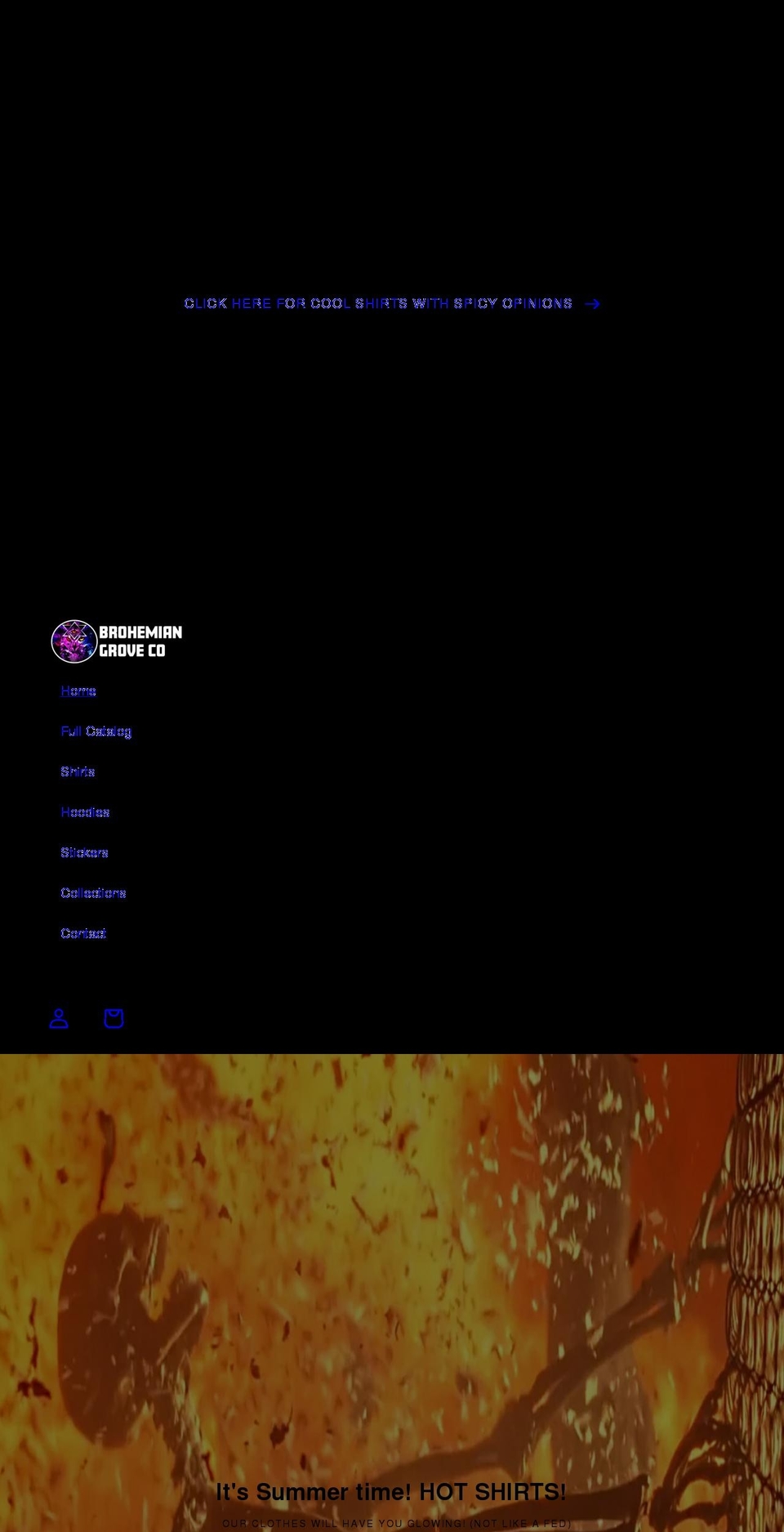 brohemiangrove.com shopify website screenshot