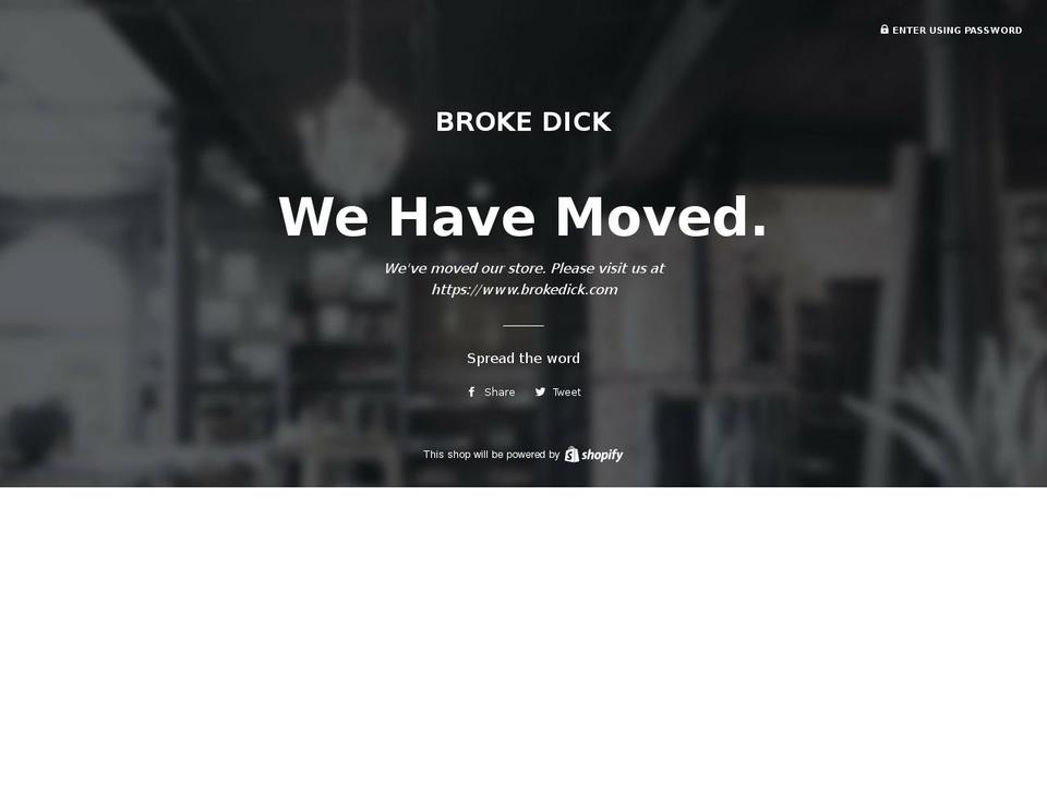 broke-dick-juice.myshopify.com — Shopify storefront screenshot
