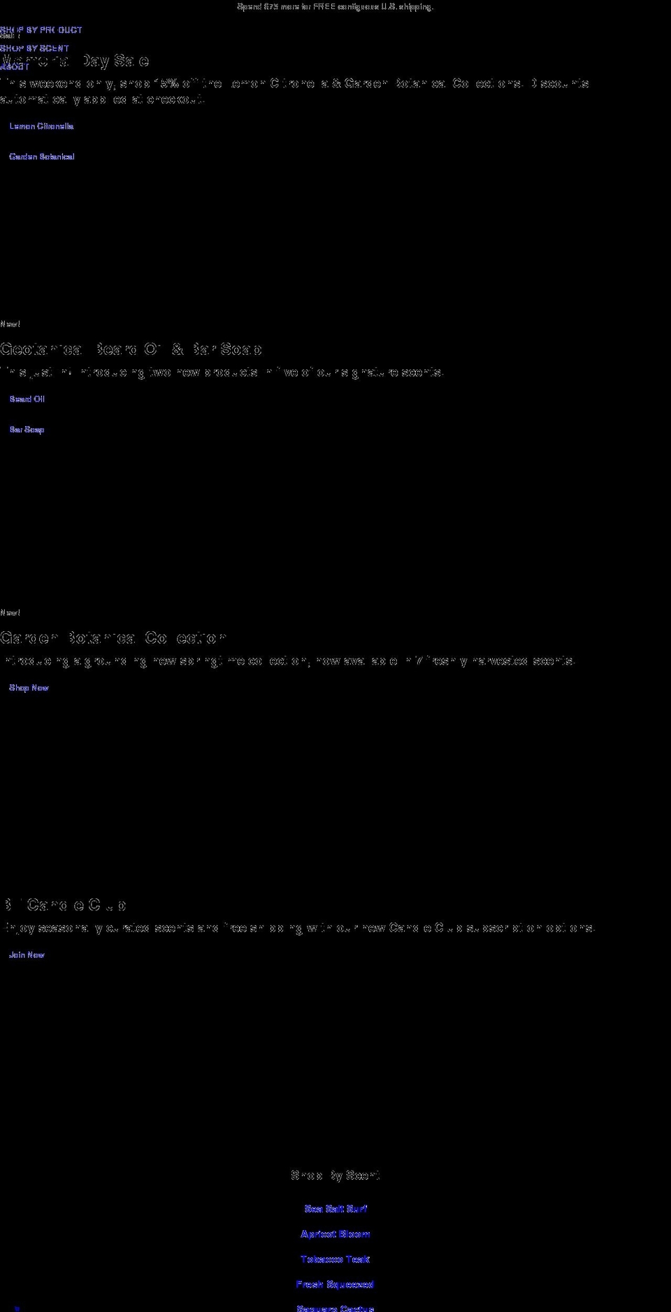 brokentopcandleco.com shopify website screenshot