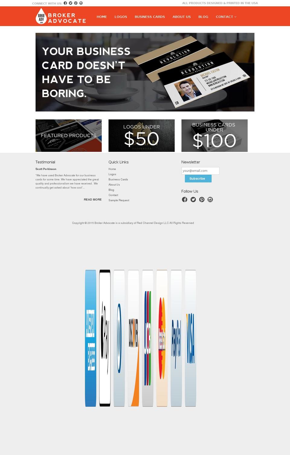 brokeradvocate.com shopify website screenshot