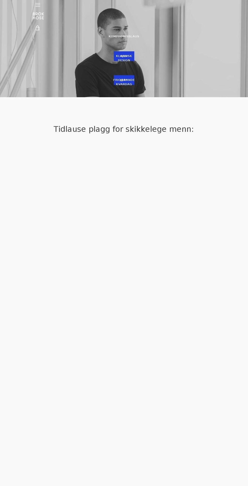 brokhose.com — Shopify storefront screenshot