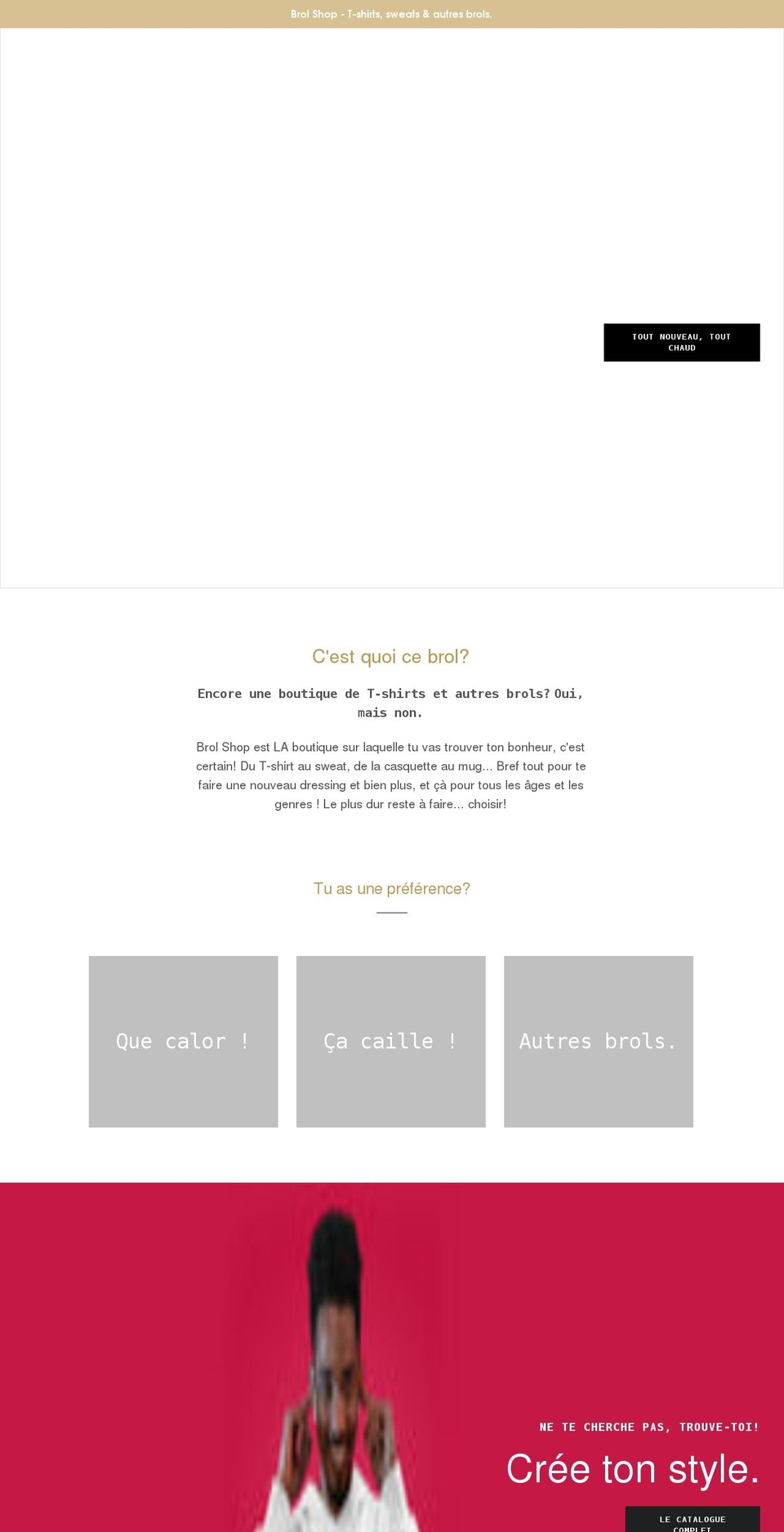 brol.shop shopify website screenshot