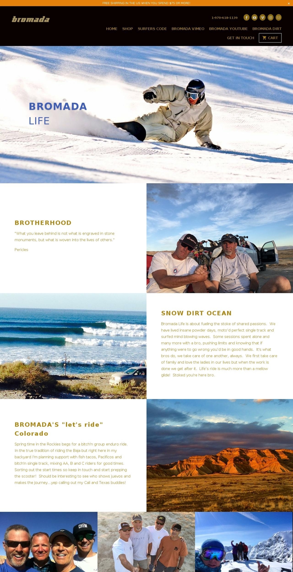 bromada.com — Shopify storefront screenshot