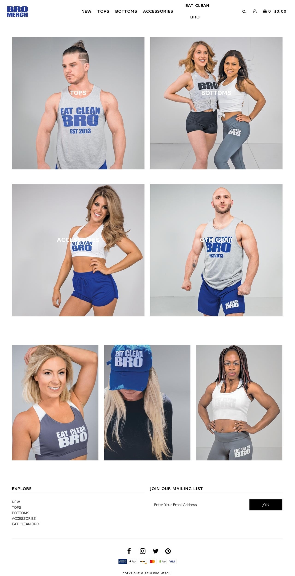 bromerch.com — Shopify storefront screenshot