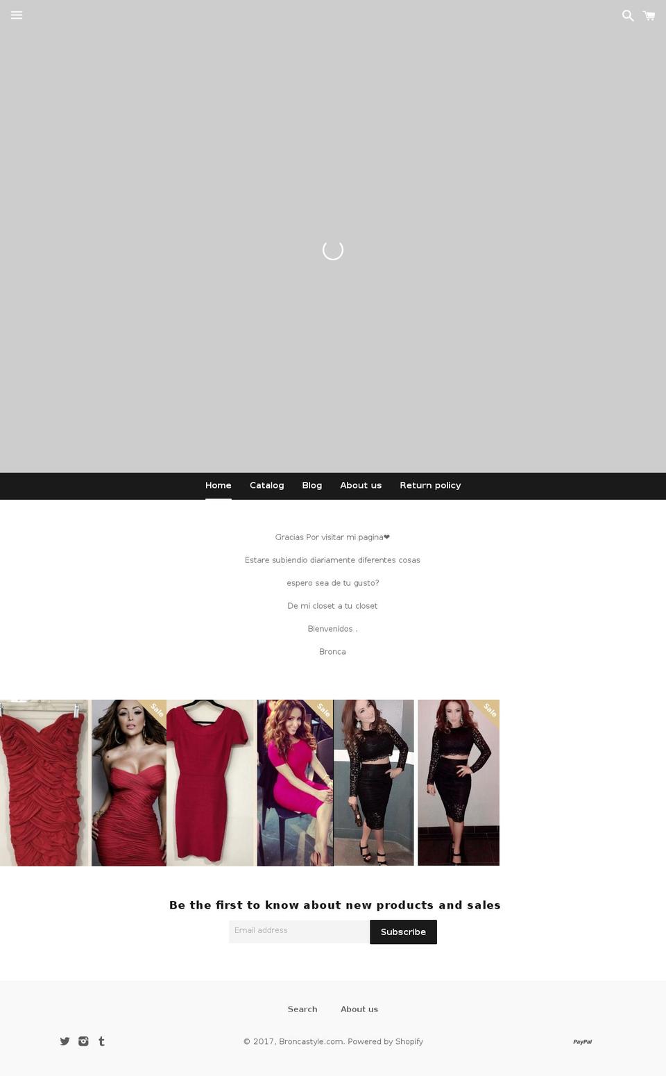 broncastyle.com shopify website screenshot