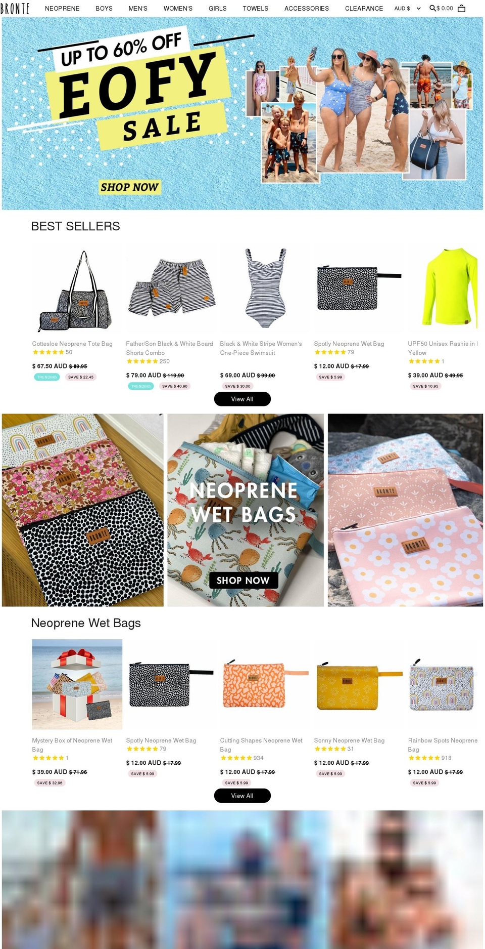 Mother's Day sale Shopify theme site example bronteco.com