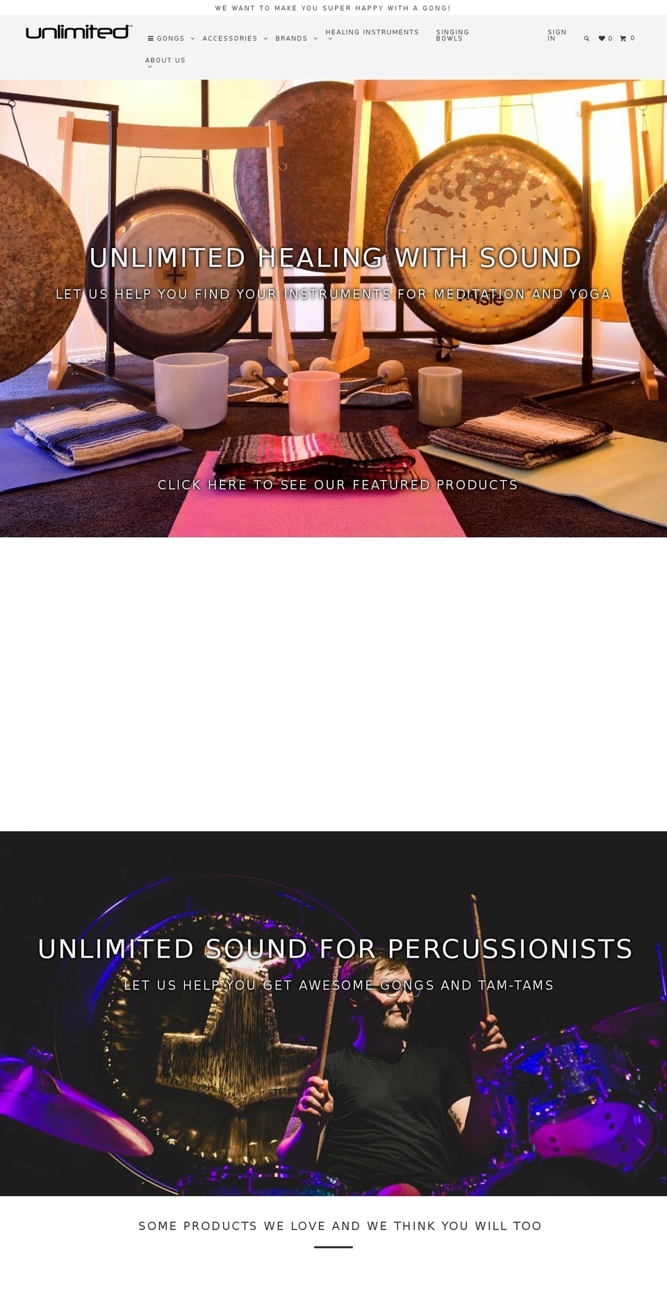 bronzegong.com — Shopify storefront screenshot