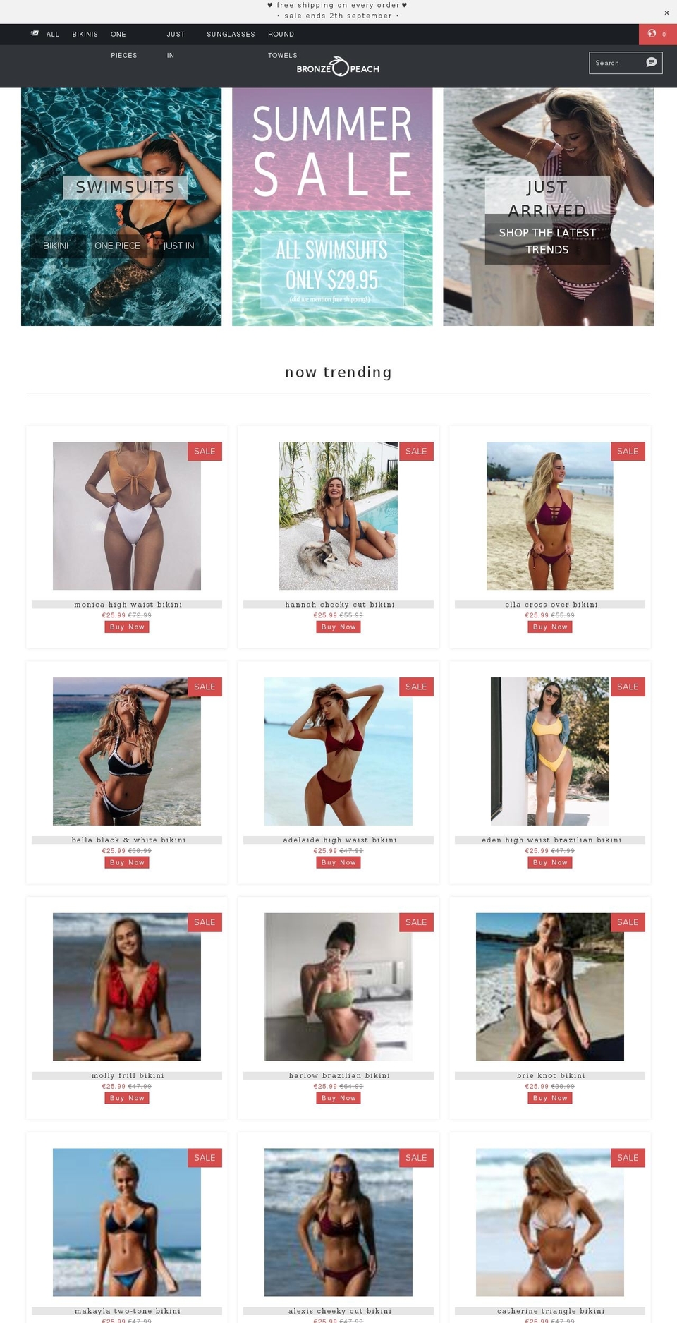 Copy of Copy of Copy of turbo Shopify theme site example bronzepeach.com