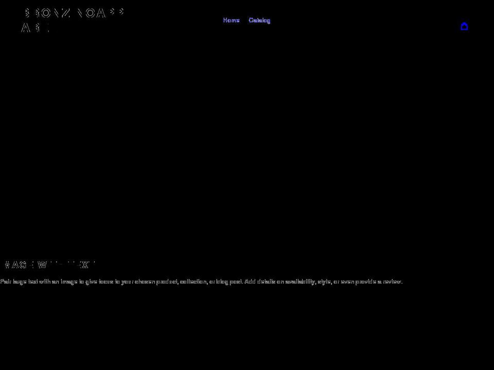 bronzinoapparel.com shopify website screenshot