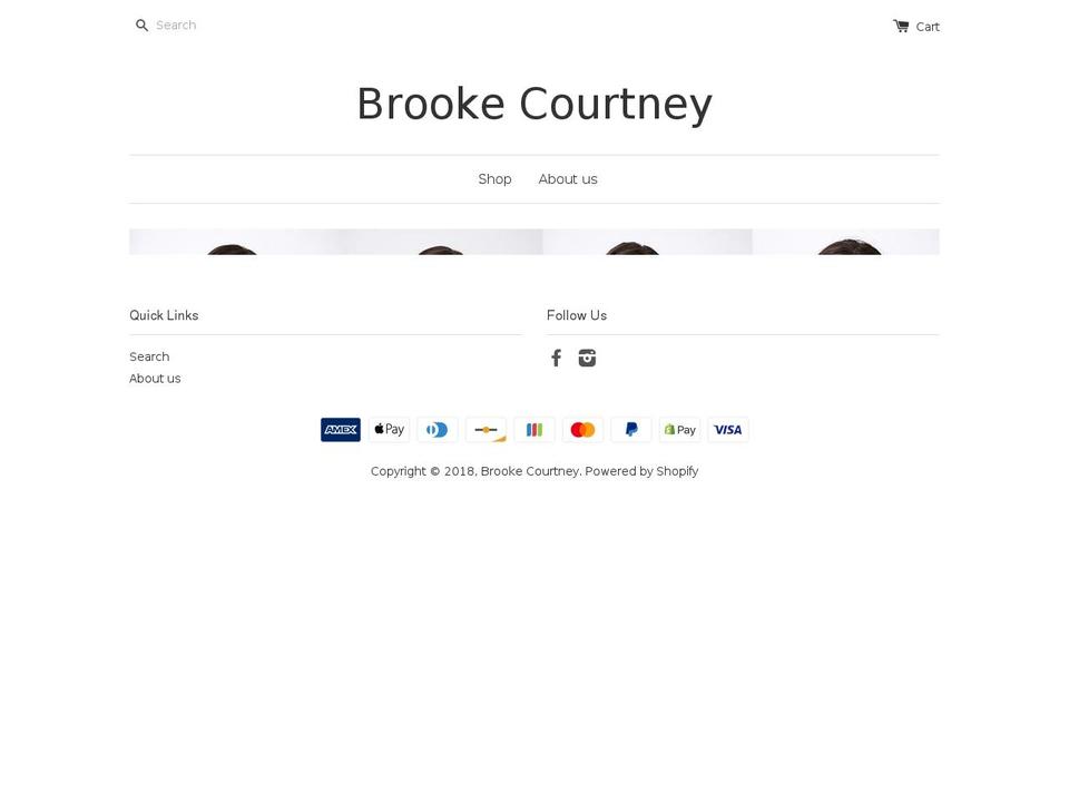 brookecourtneylosangeles.com shopify website screenshot