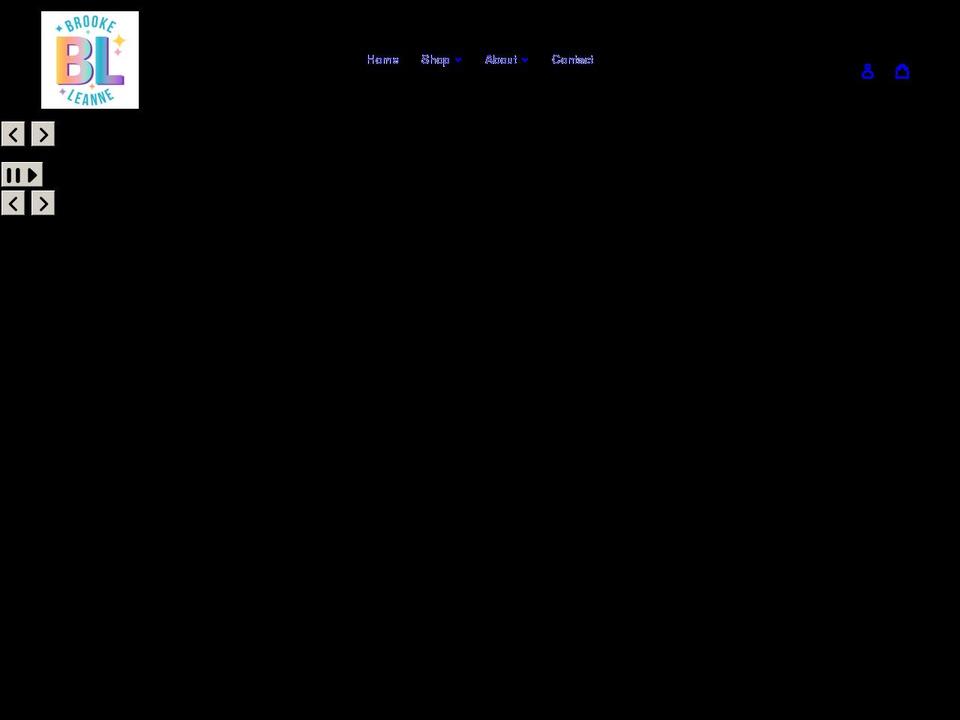 brookeleanne.com shopify website screenshot