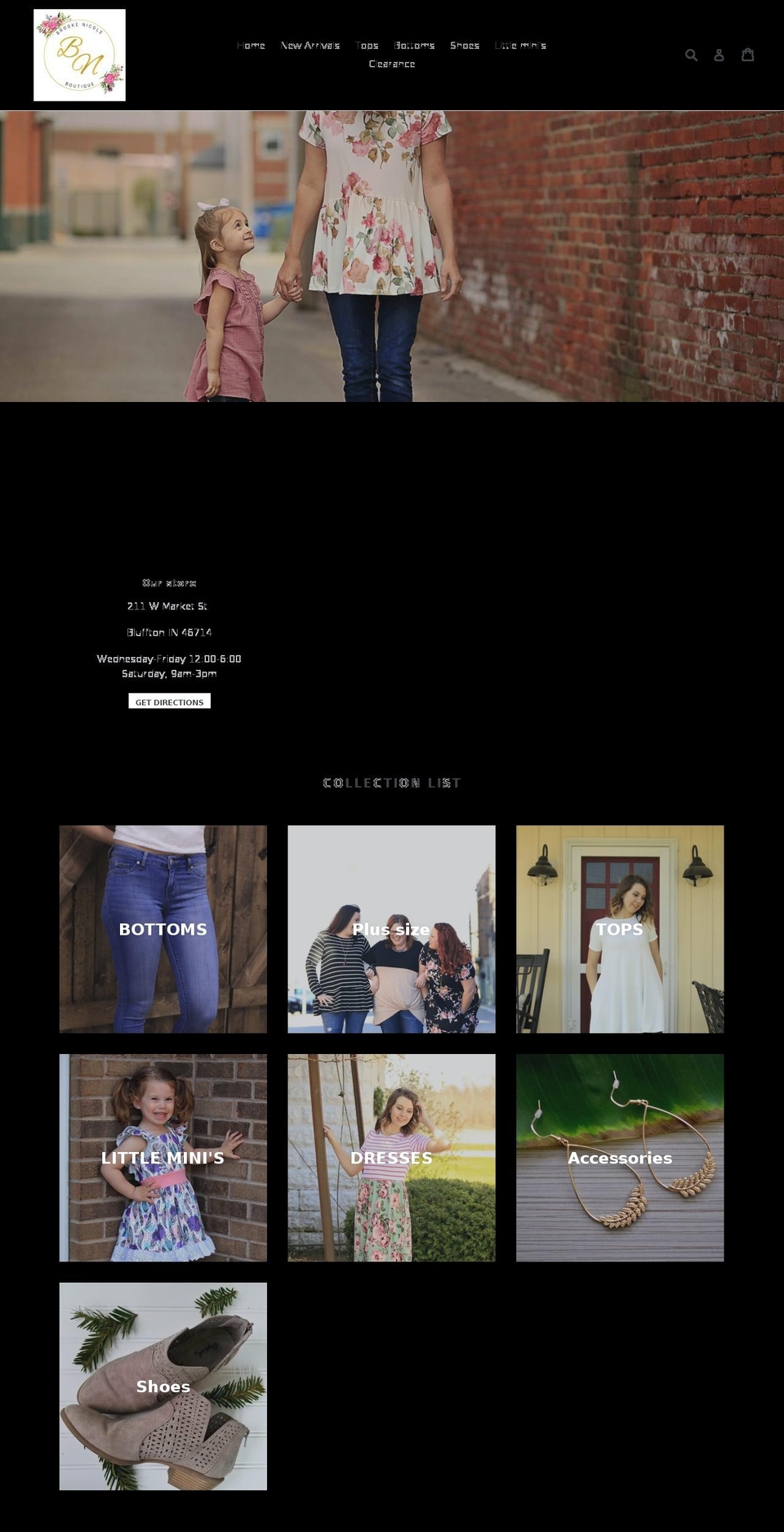 brookenicoleboutique.com — Shopify storefront screenshot