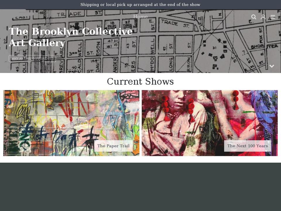 brooklyn-collected.myshopify.com shopify website screenshot