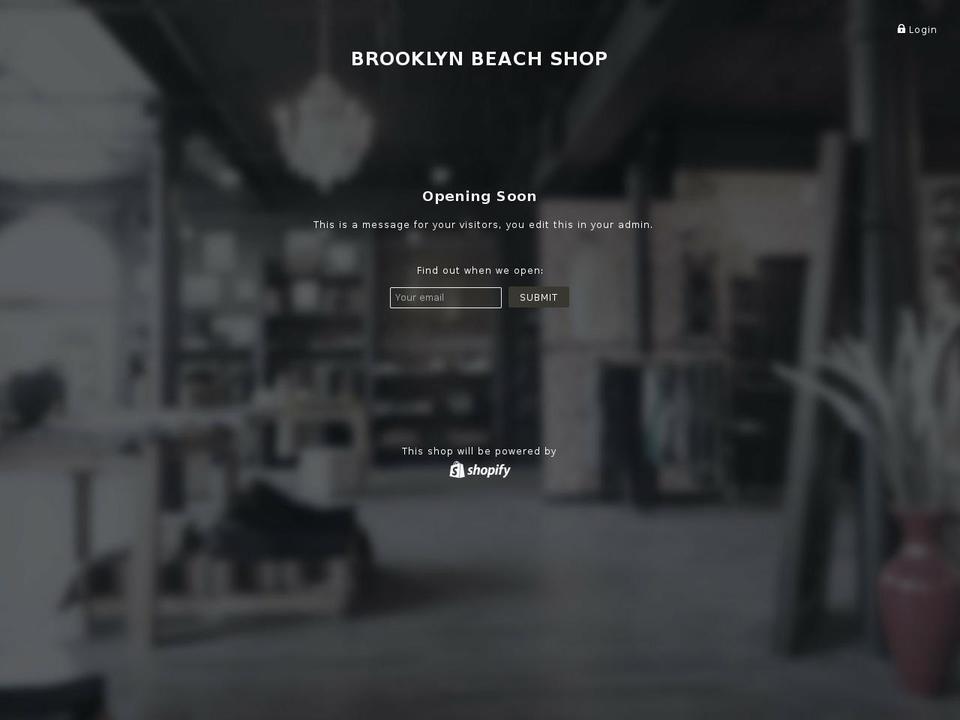 brooklynbeachshop.net shopify website screenshot