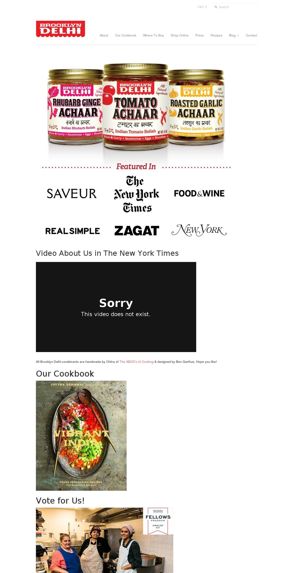 brooklyndelhi.com shopify website screenshot