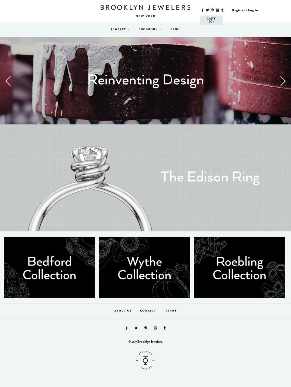 brooklynjewelers.com shopify website screenshot