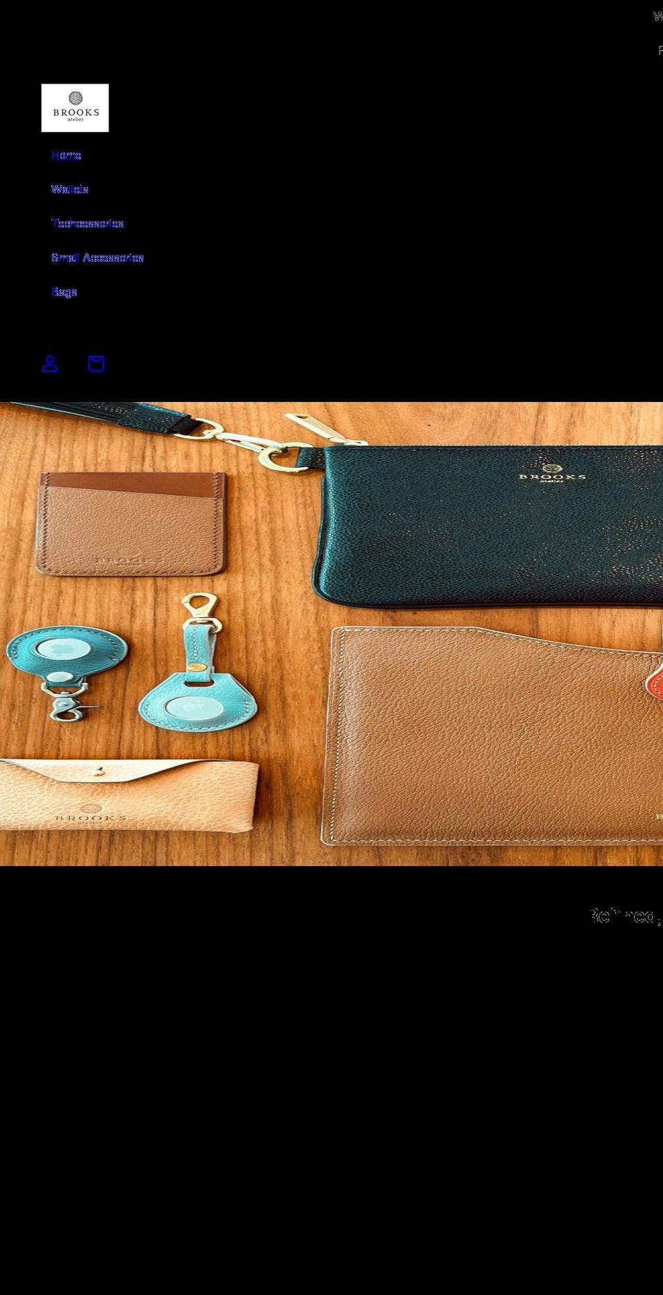 brooksatelier.com shopify website screenshot