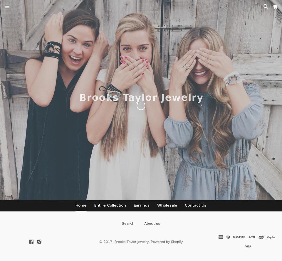 brookstaylorjewelry.com shopify website screenshot