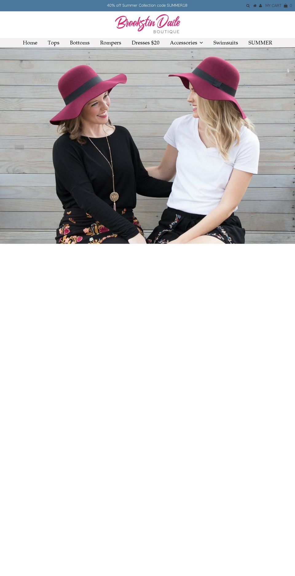 brookstindaile.com shopify website screenshot