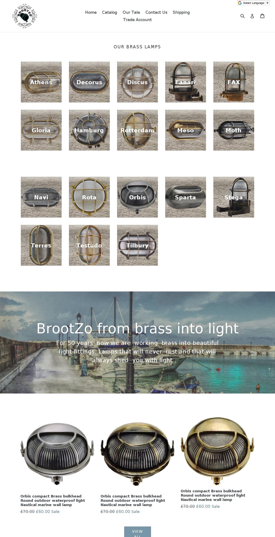 brootzo.uk shopify website screenshot