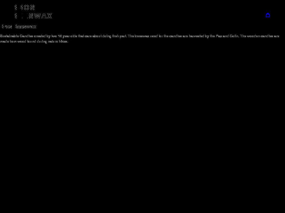 brosbeeswax.com shopify website screenshot