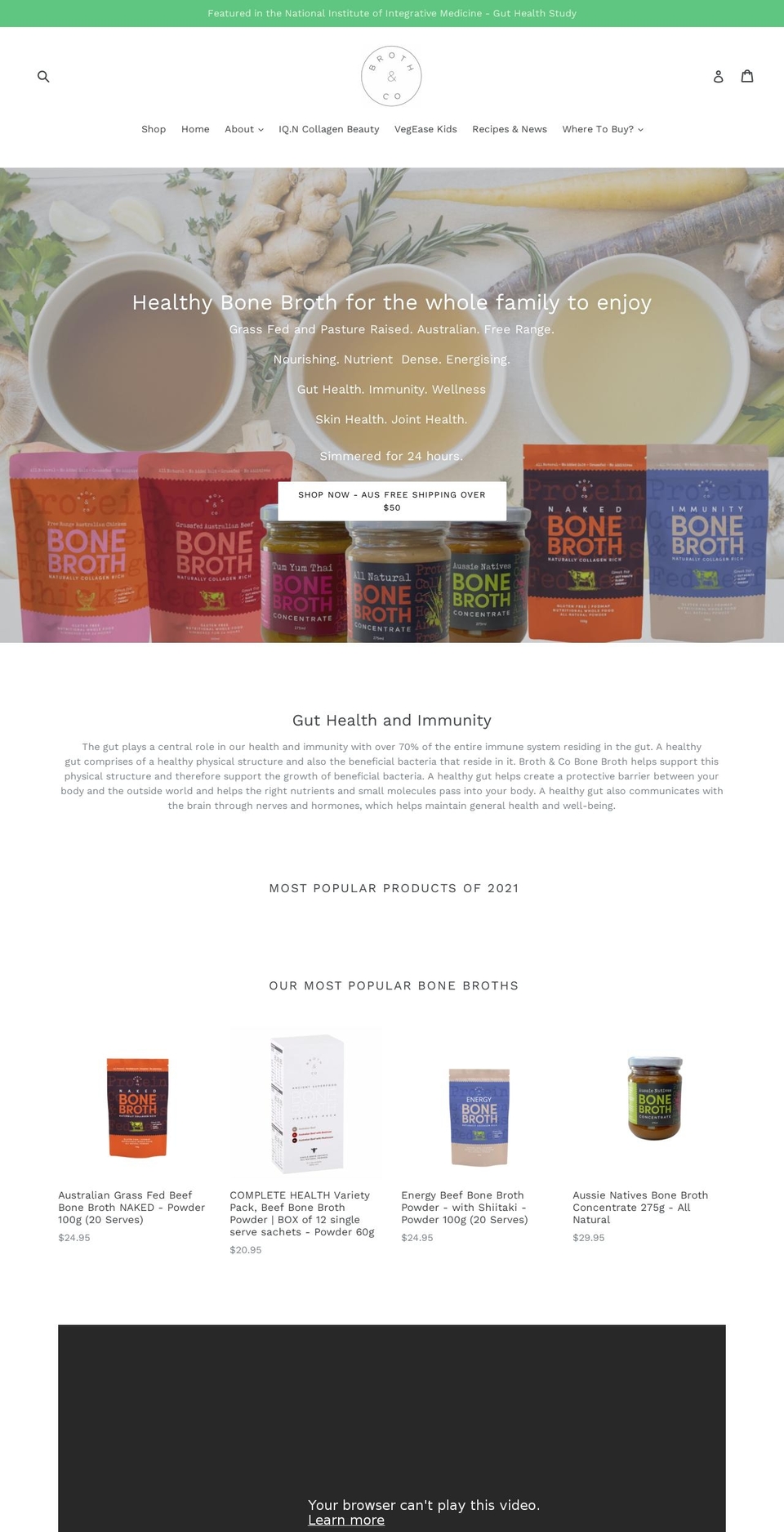 brothandco.com.au shopify website screenshot
