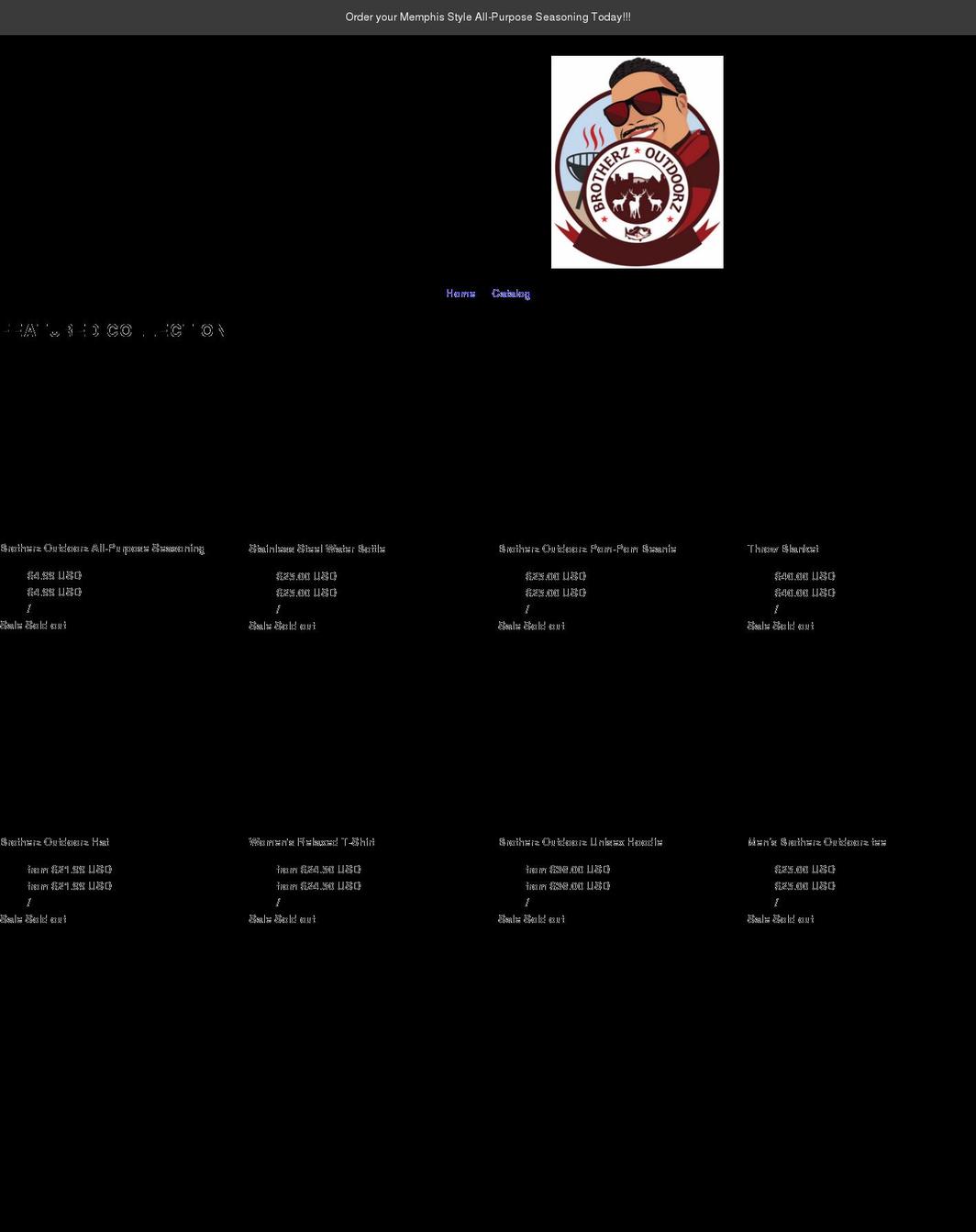 brotherzoutdoorz.com shopify website screenshot