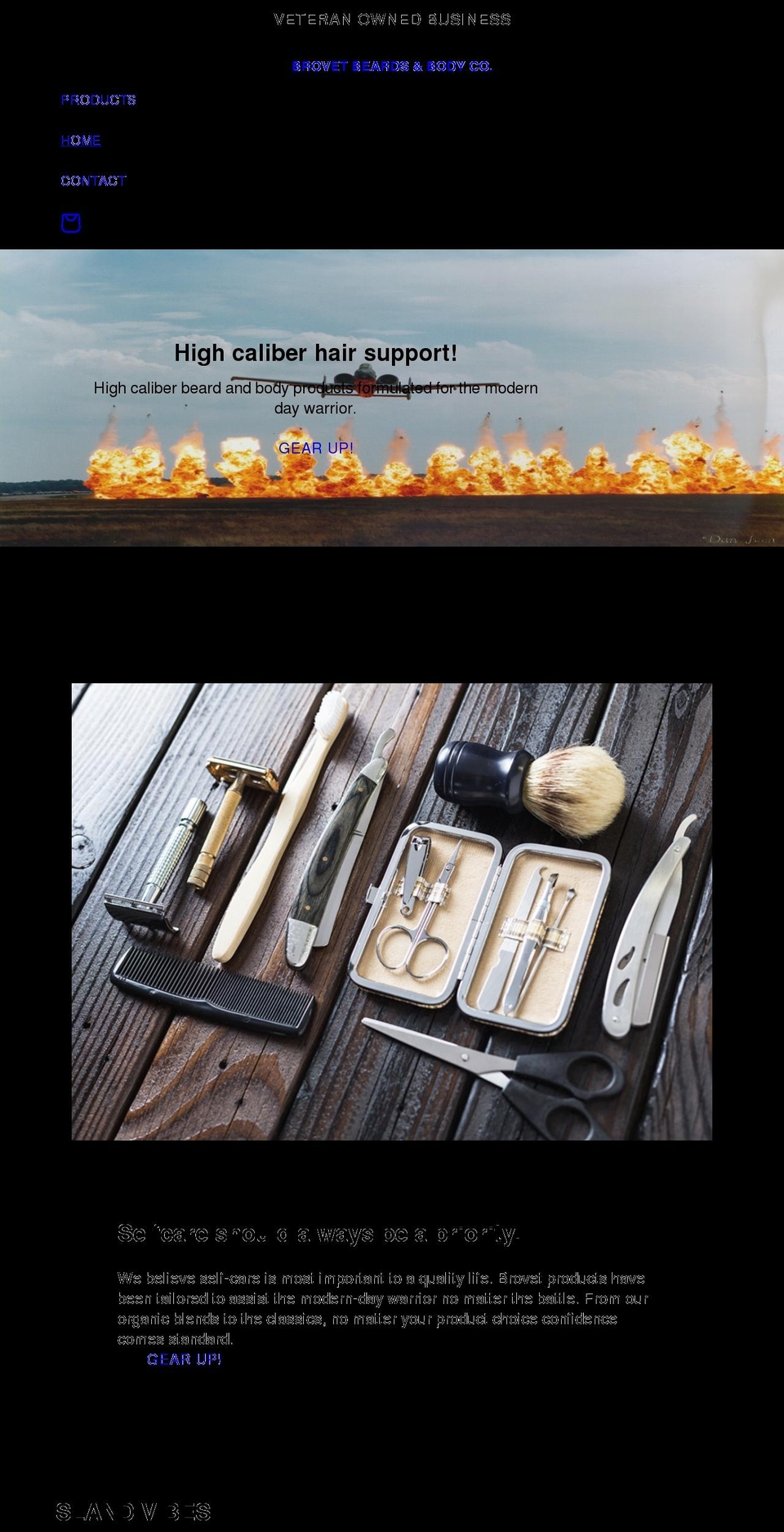 brovetbeards.com shopify website screenshot