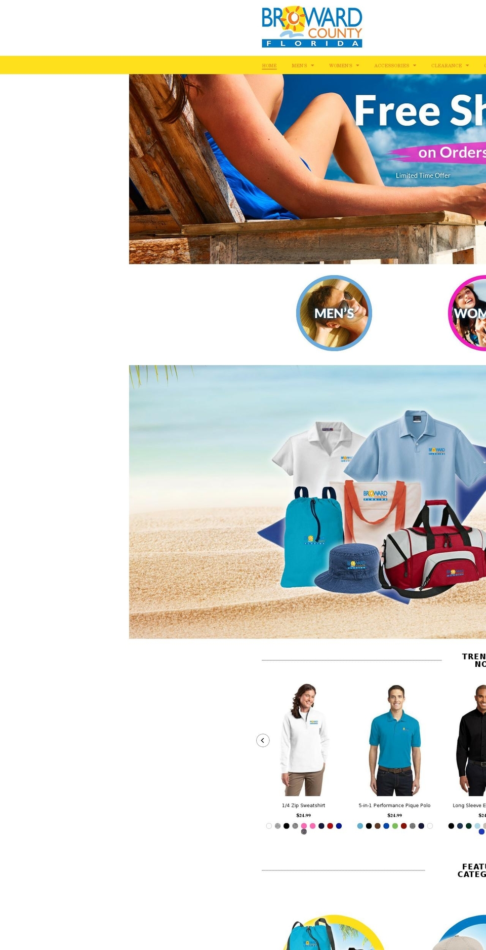 browardcountystore.myshopify.com shopify website screenshot