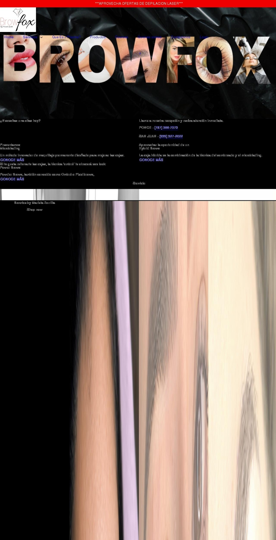 browfoxpr.com shopify website screenshot