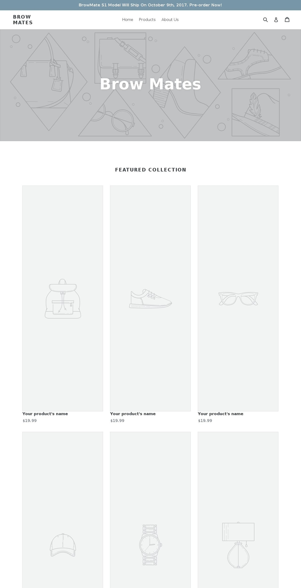 browmates.com — Shopify storefront screenshot