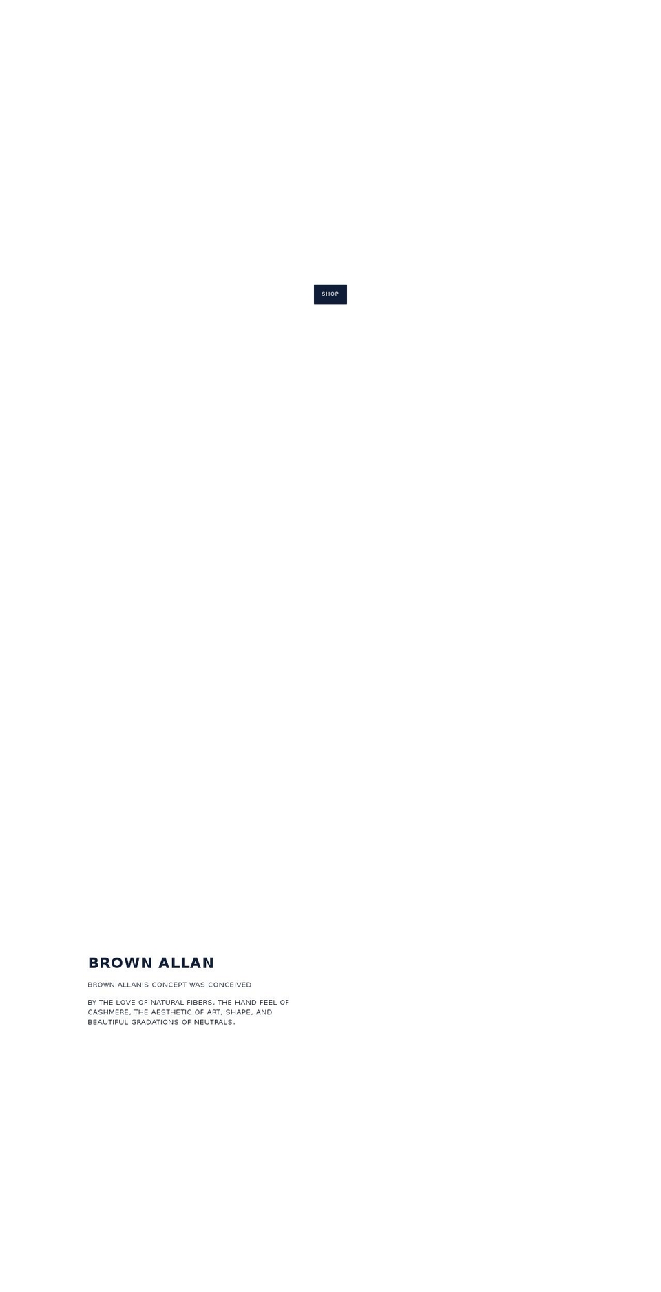 brown-allan.com — Shopify storefront screenshot