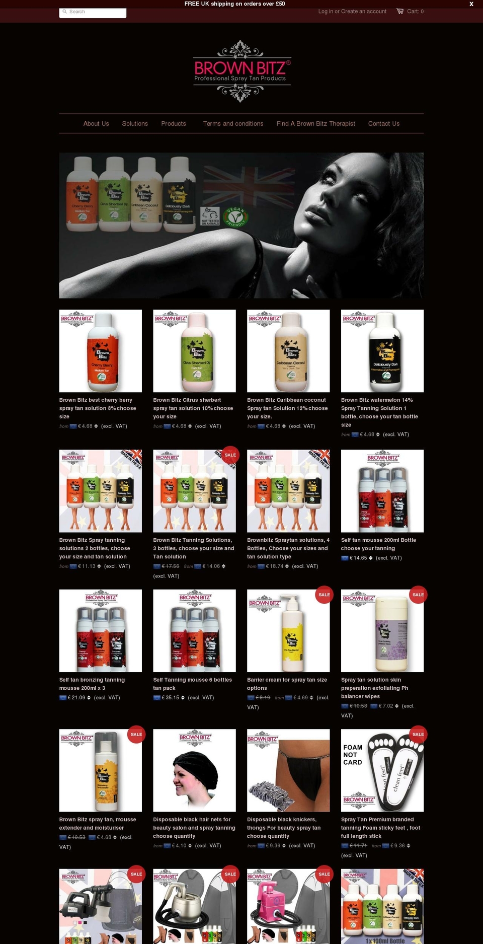 brownbitz.com shopify website screenshot