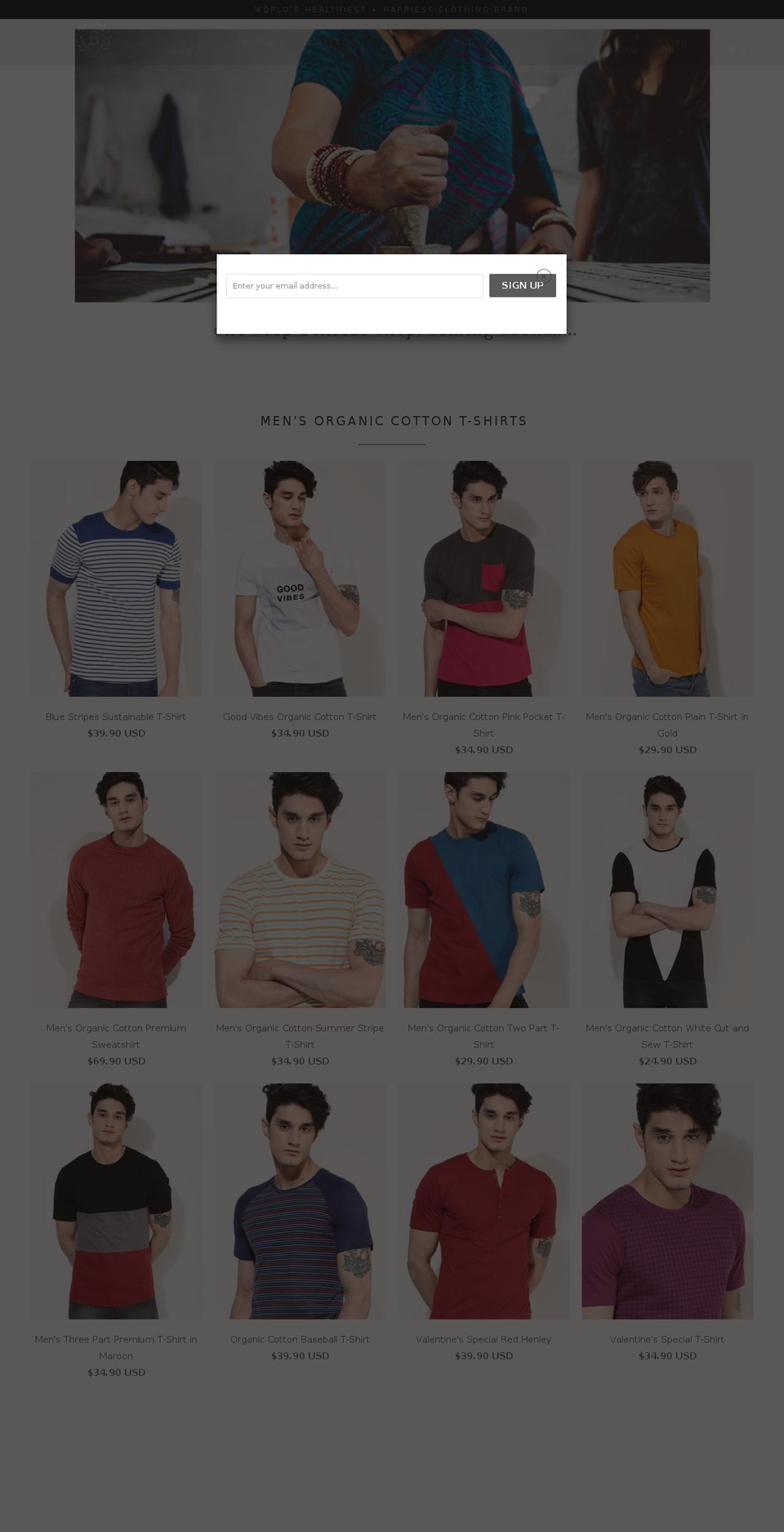 brownboy.us shopify website screenshot