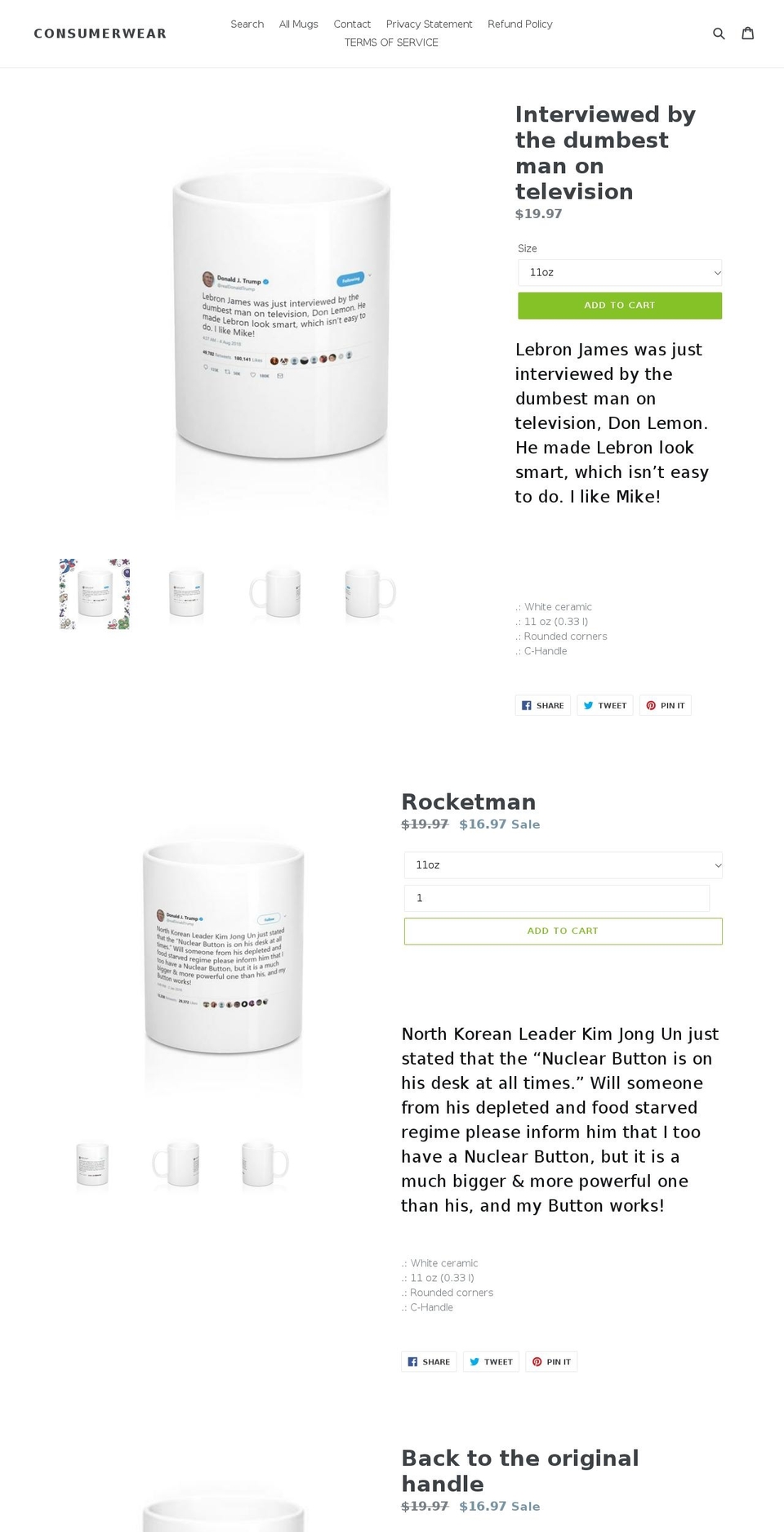 brownsauce.com — Shopify storefront screenshot