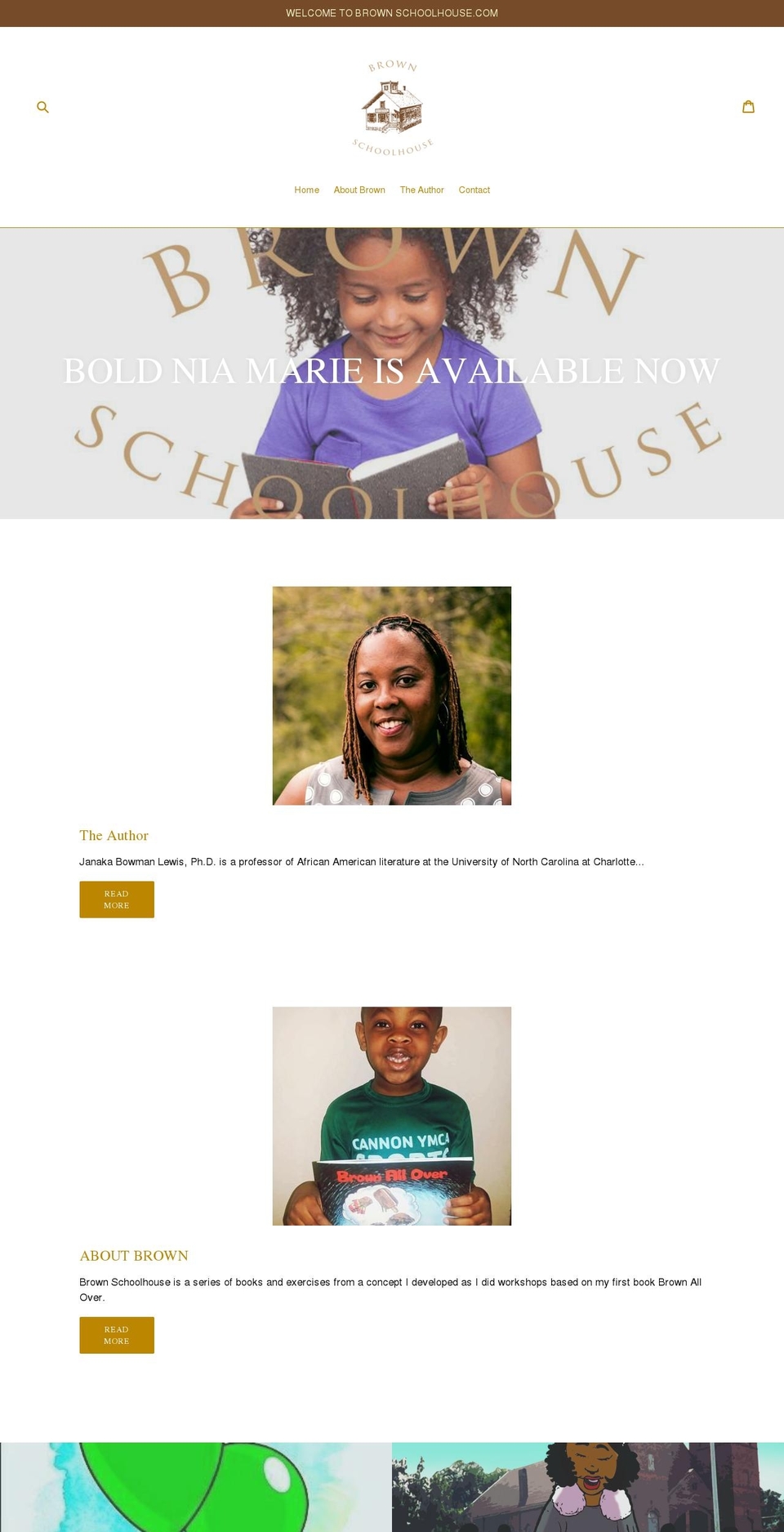 brownschoolhouse.com shopify website screenshot