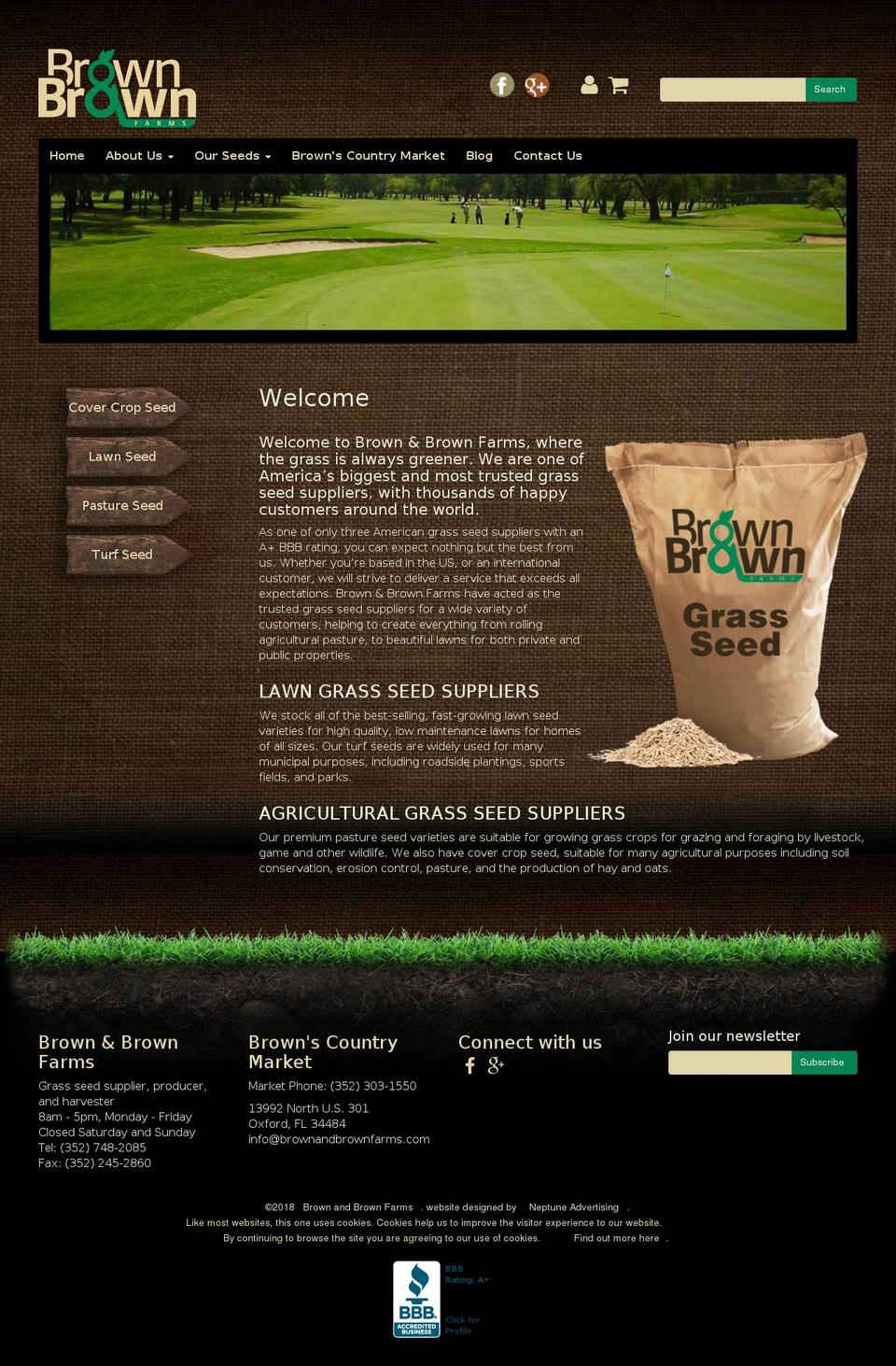 brownscountrymarket.com — Shopify storefront screenshot
