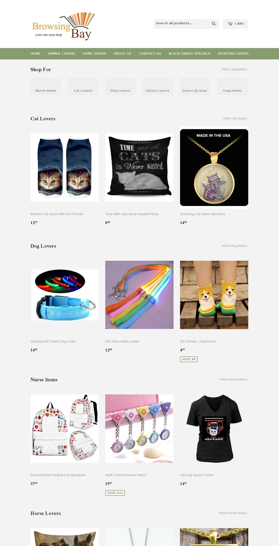browsingbay.com — Shopify storefront screenshot