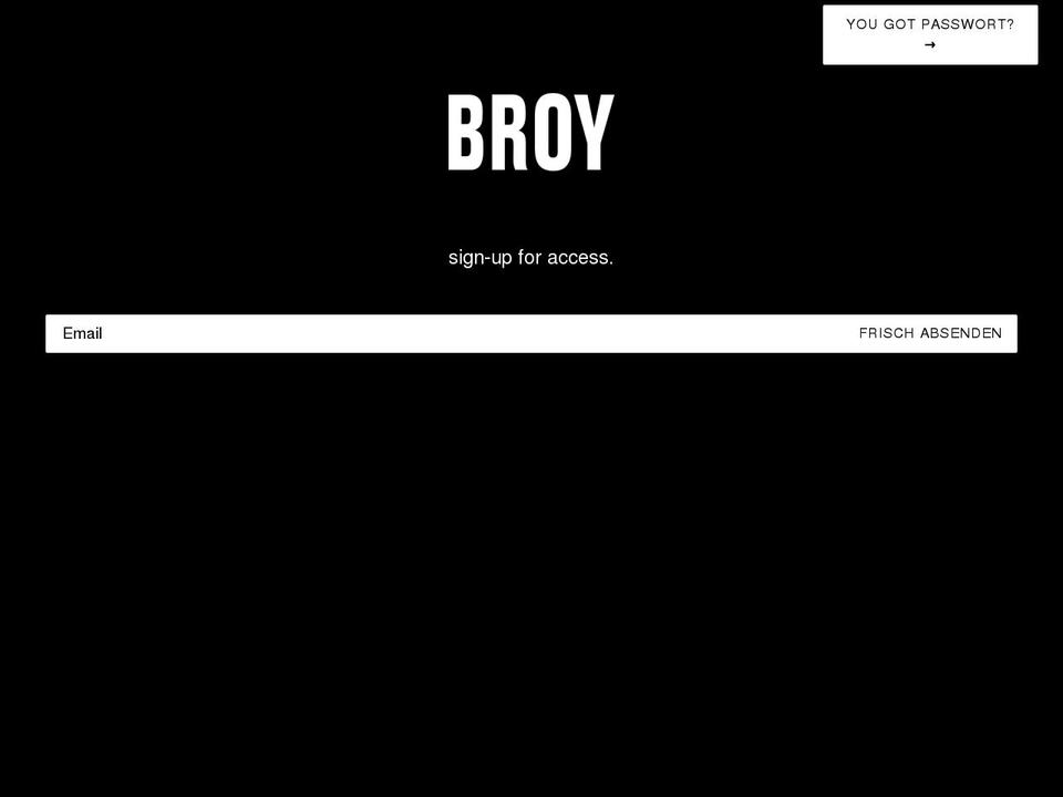 broy.beer shopify website screenshot