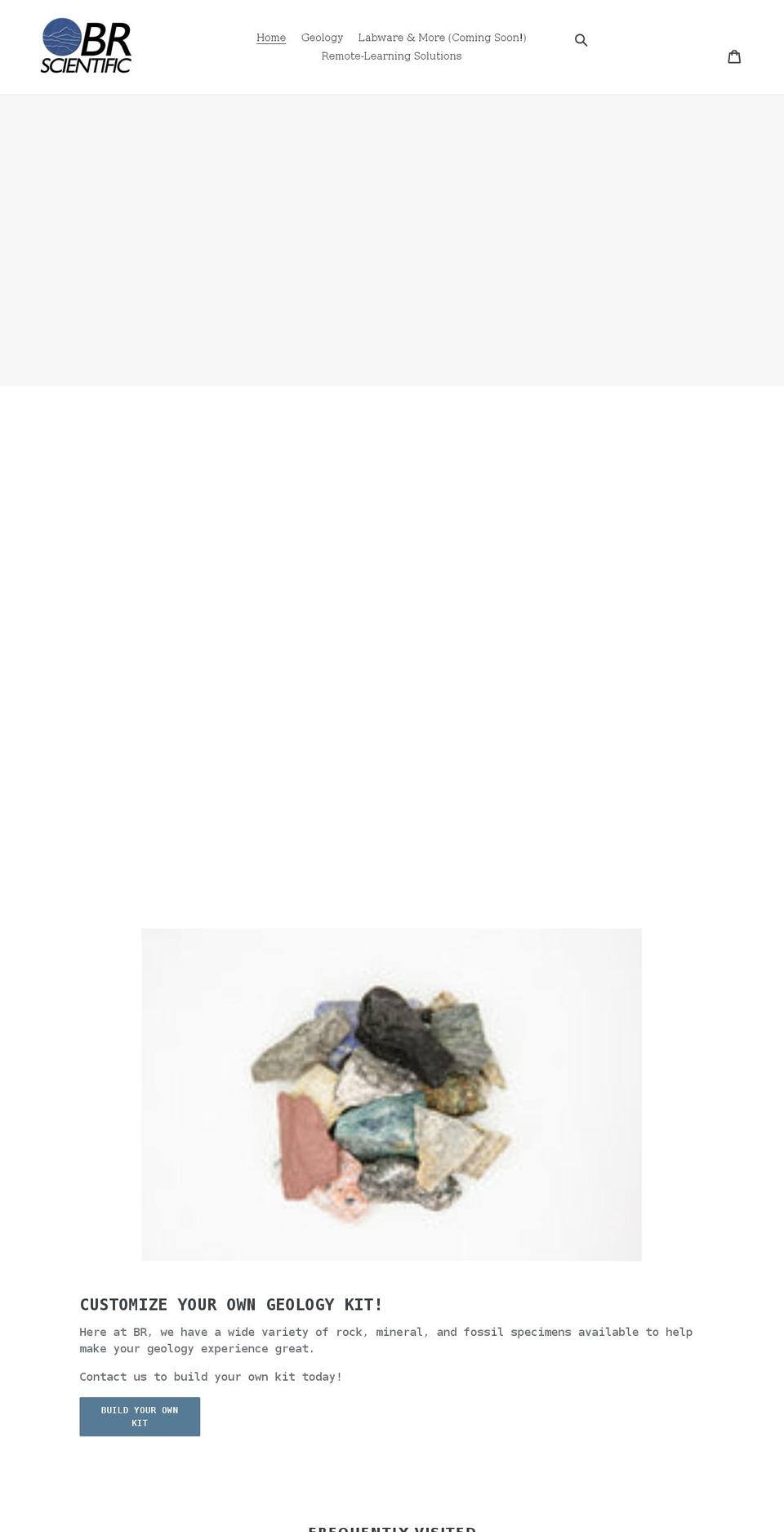 brscientific.com shopify website screenshot