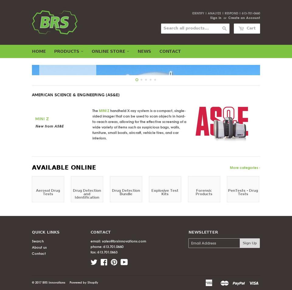 brsi.ca shopify website screenshot