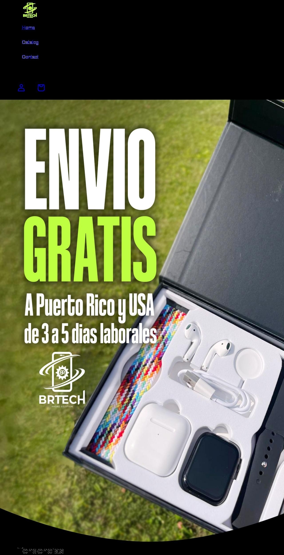 brtechpr.com shopify website screenshot