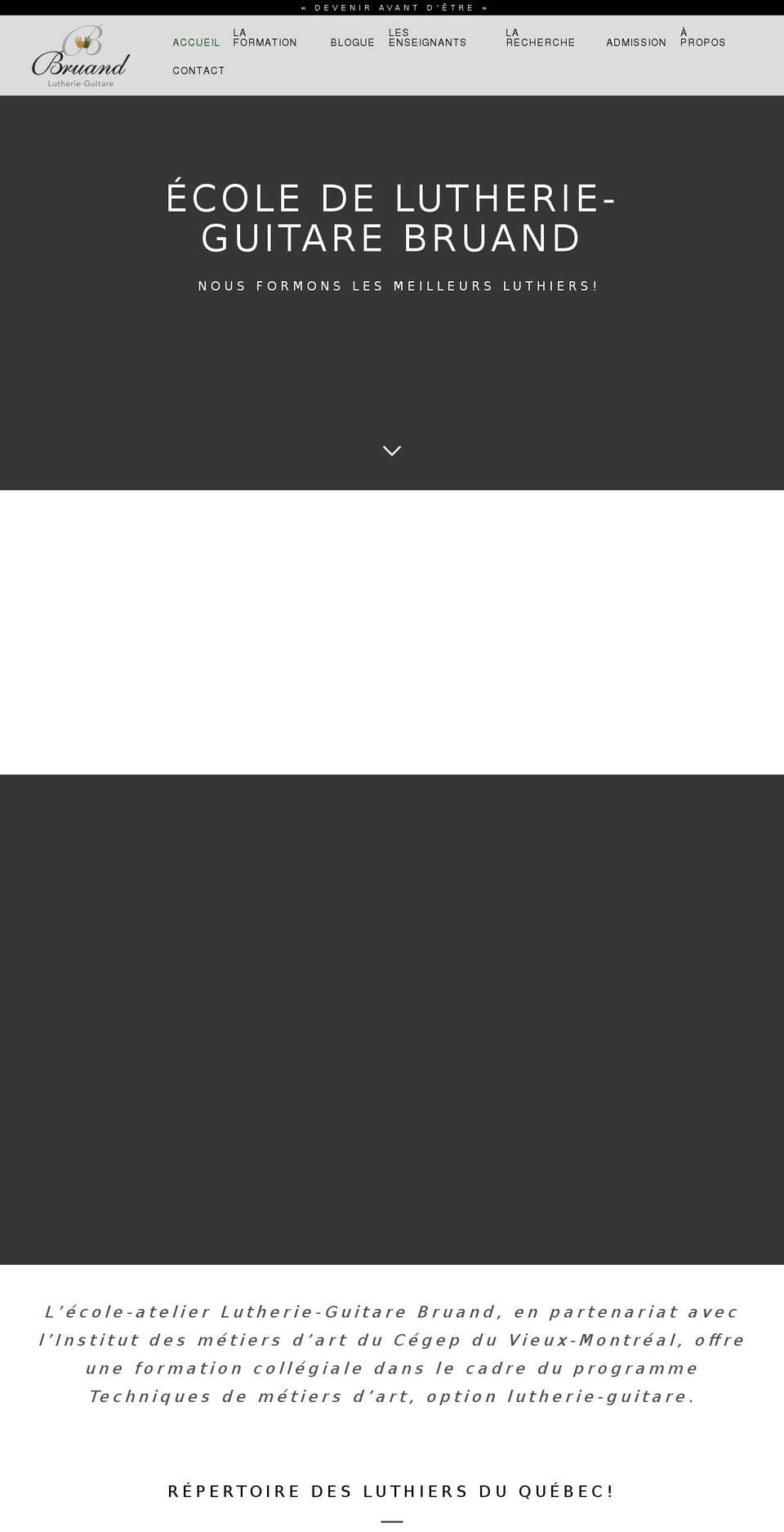 bruand.com shopify website screenshot