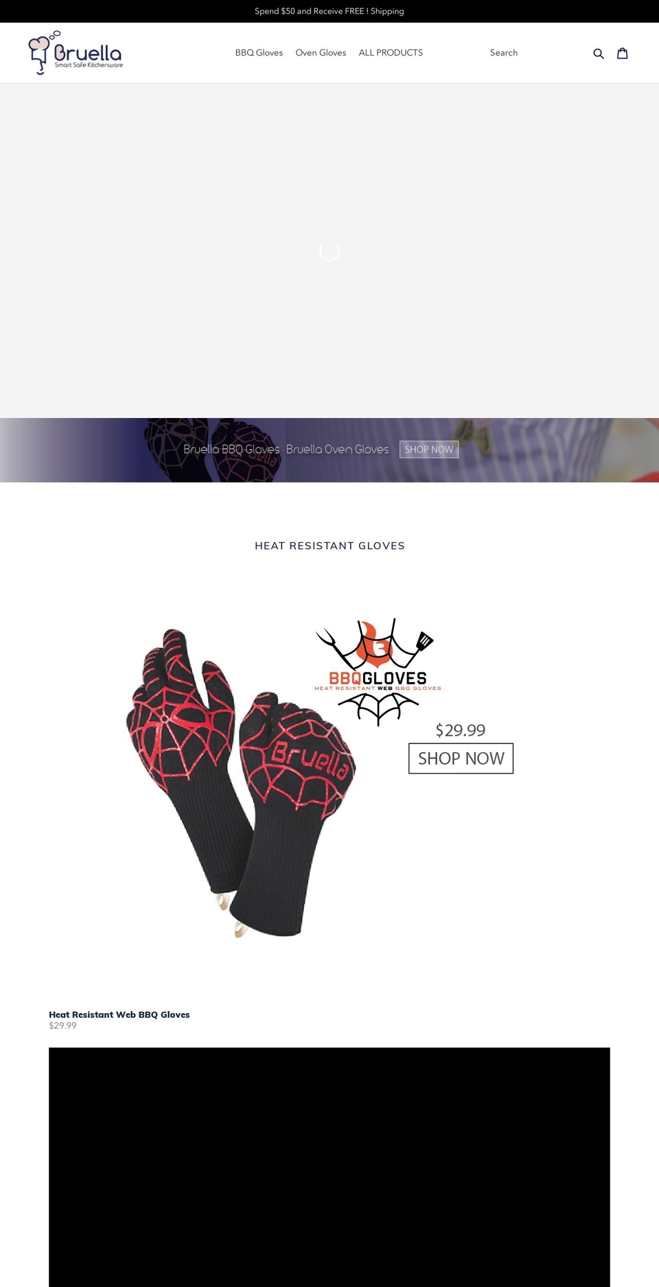 bruella.com — Shopify storefront screenshot