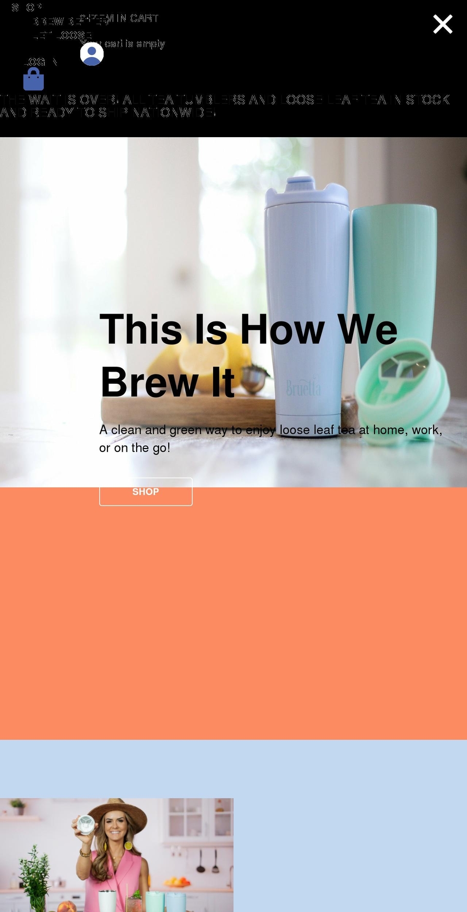 bruetta.com shopify website screenshot