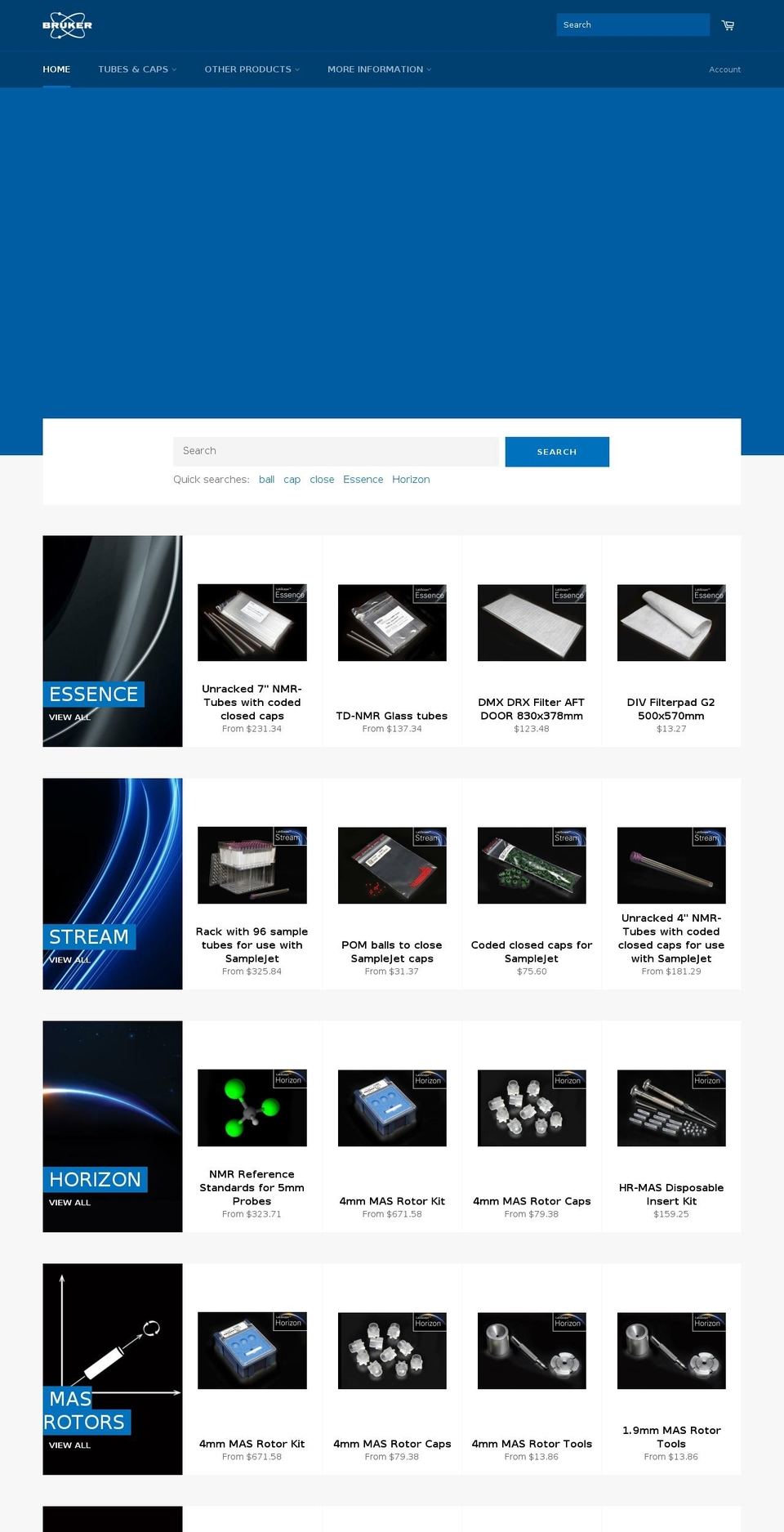 bruker-labscape.store shopify website screenshot